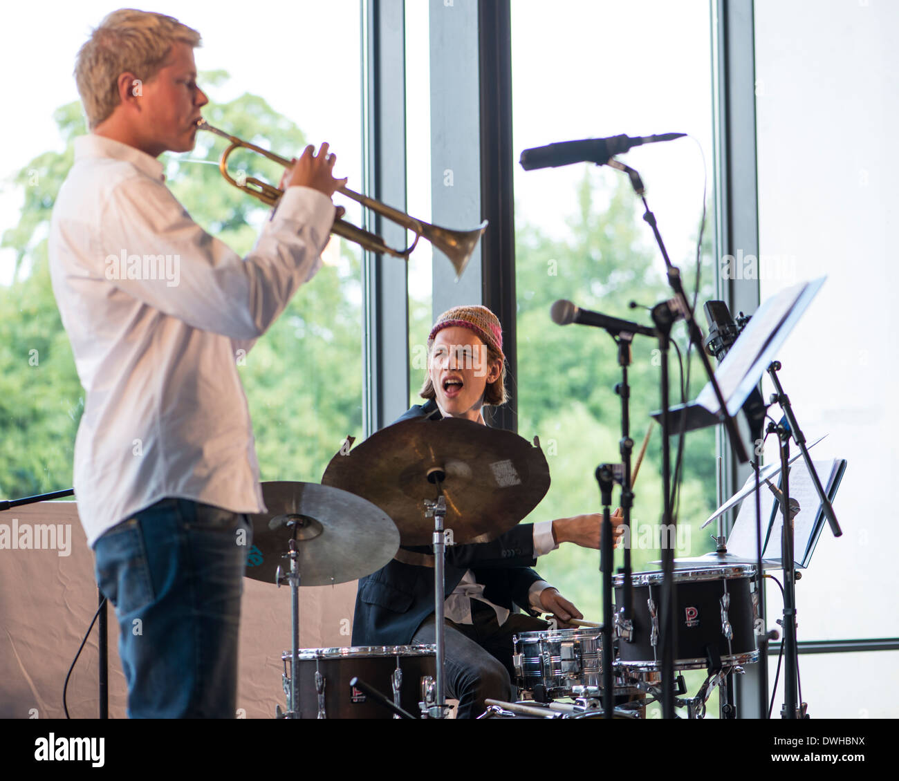 Opening act of the Copenhagen Jazz Festival 2013 Stock Photo