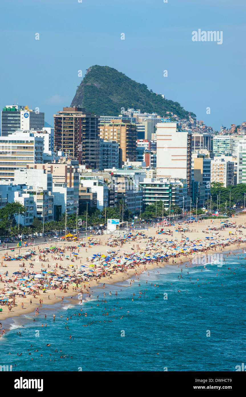Leblon beach, Rio de Janeiro Stock Photo