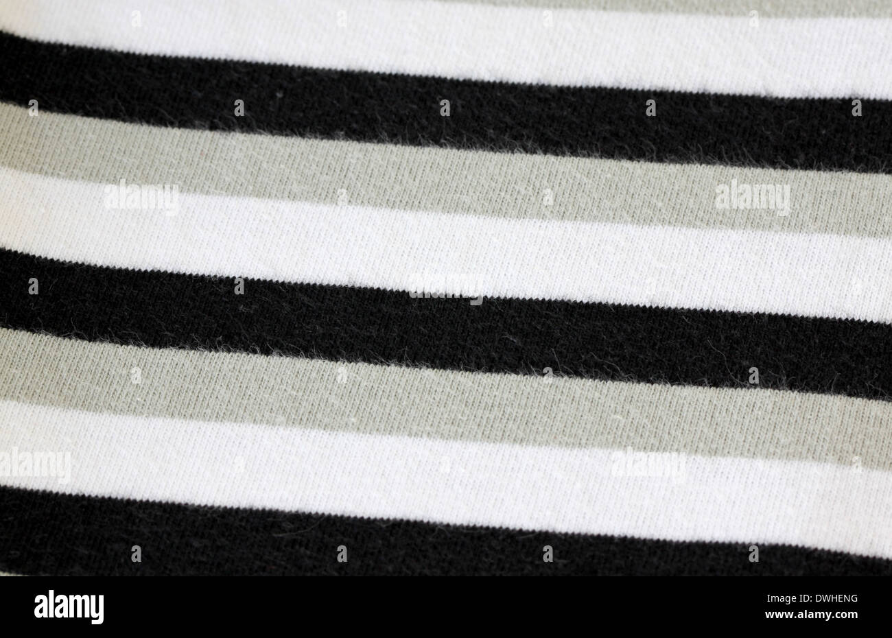CD Contrasting T-shirt Black mix White Cotton