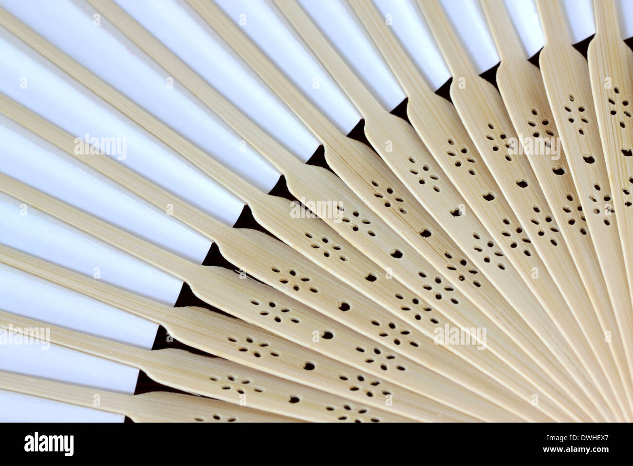 Pattern of Japanese folding fan for background. Stock Photo