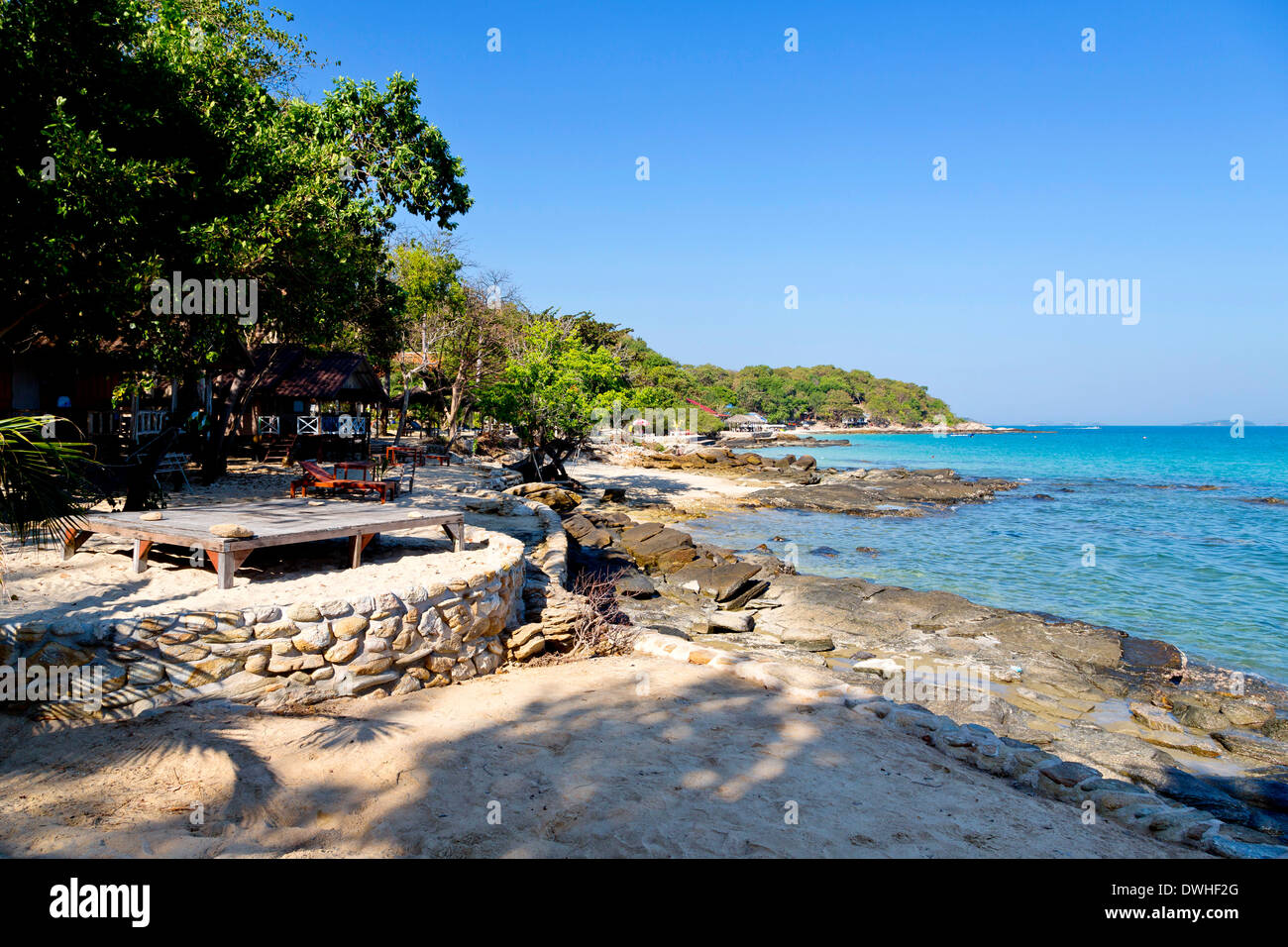 Ao Thien Beach on Ko Samet Island, Thailand Stock Photo