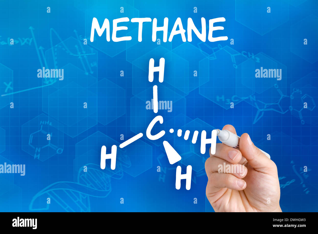 Methane Gas Molecular Structure High Resolution Stock Photography and ...