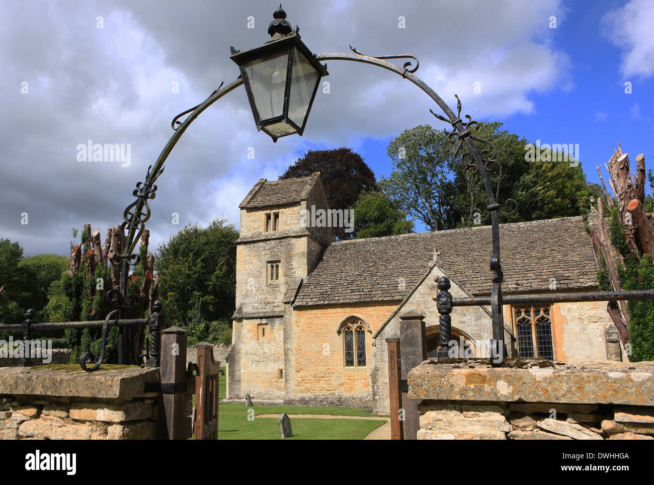 The church of St Margaret in the Cotswold hamlet of Bagendon near