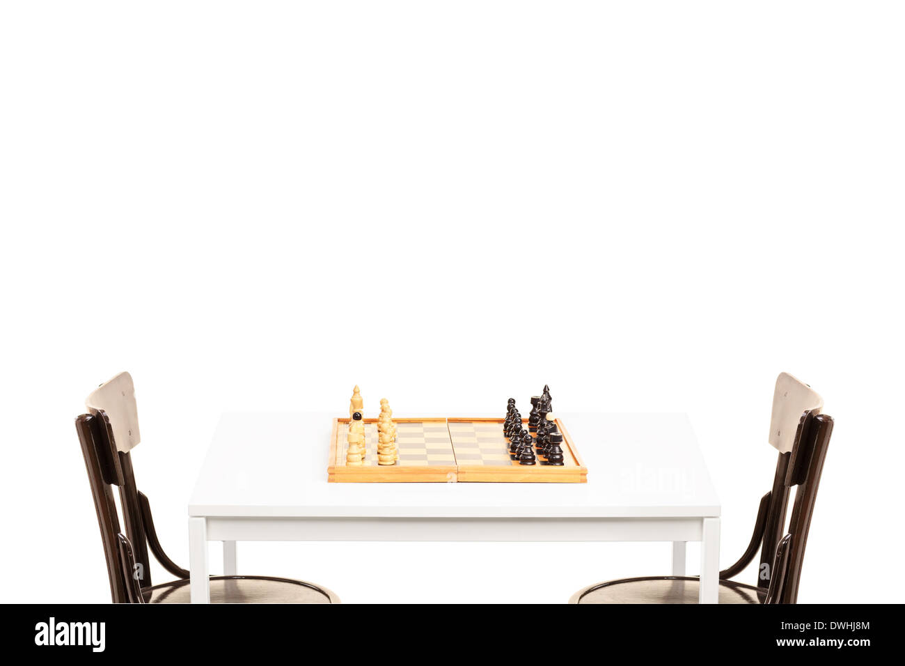 Game table with chairs Cut Out Stock Images & Pictures - Alamy