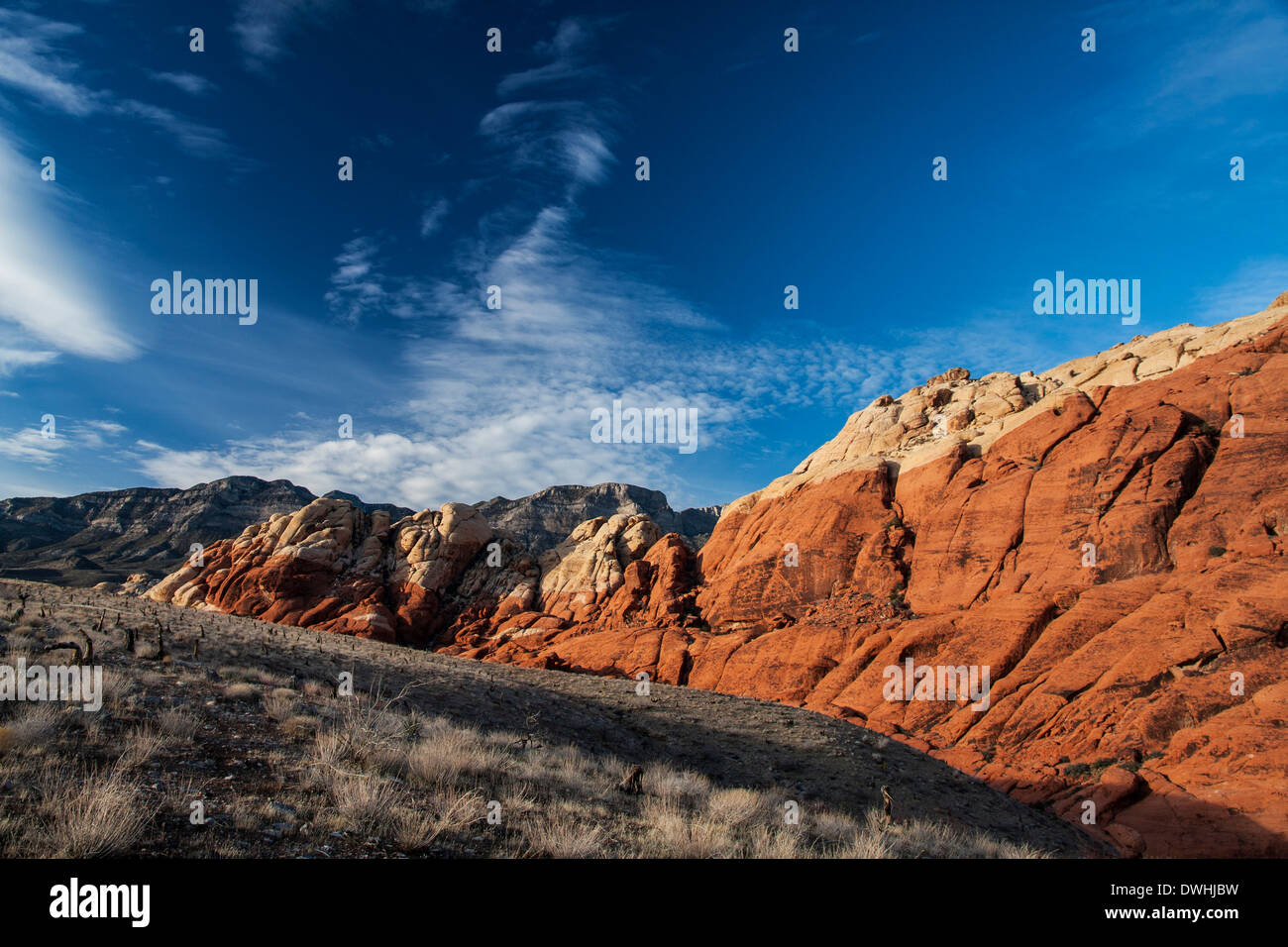 Red Rock Canyon, scenic drive Stock Photo Alamy
