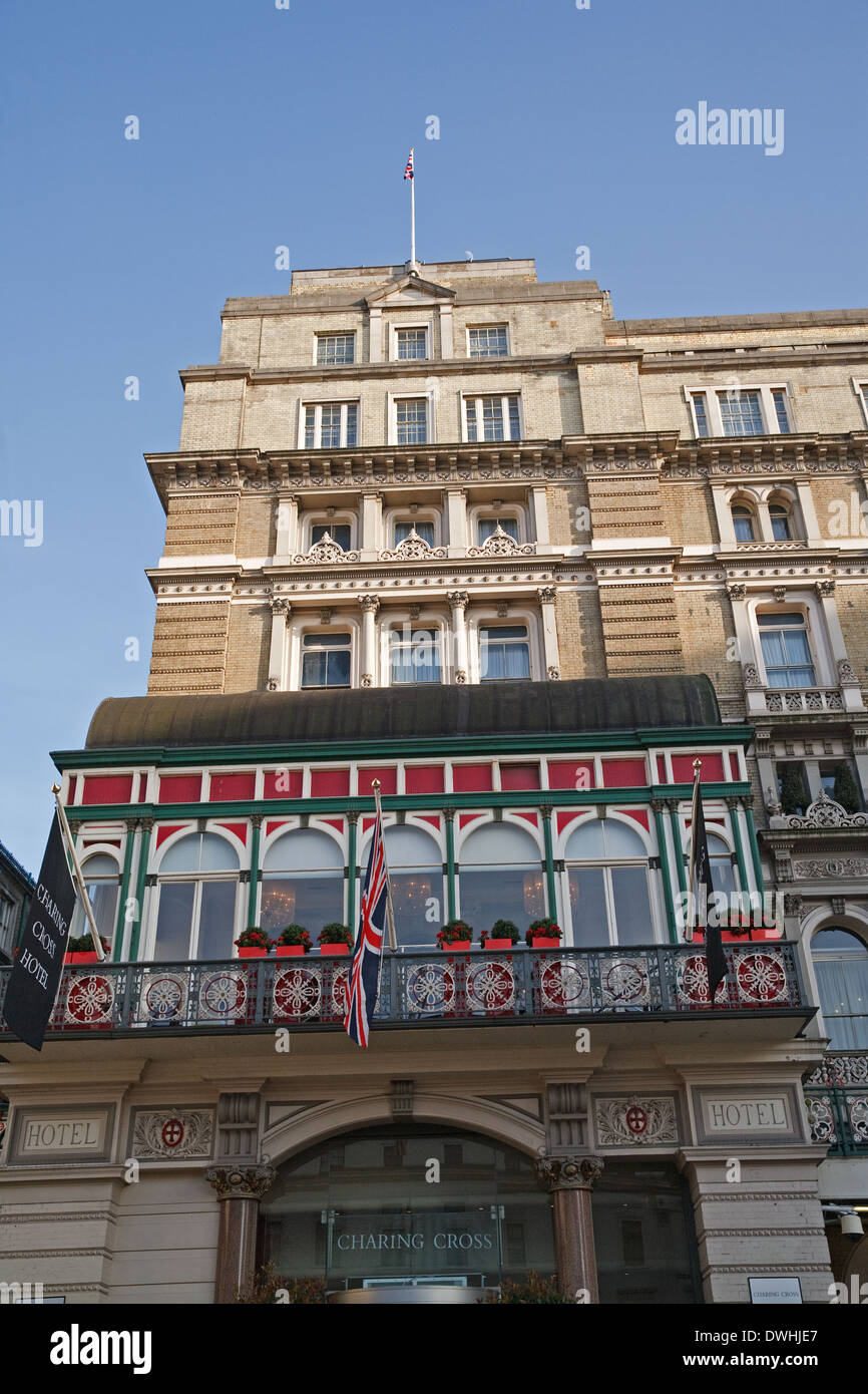 The Charing Cross Hotel in London Stock Photo Alamy