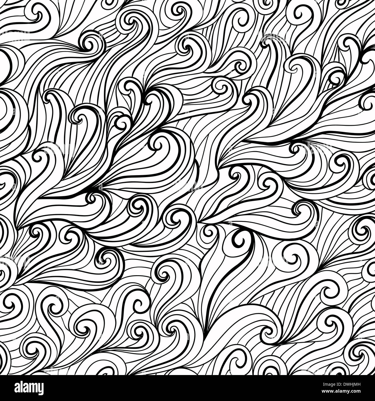 Curtain waves Black and White Stock Photos & Images - Alamy
