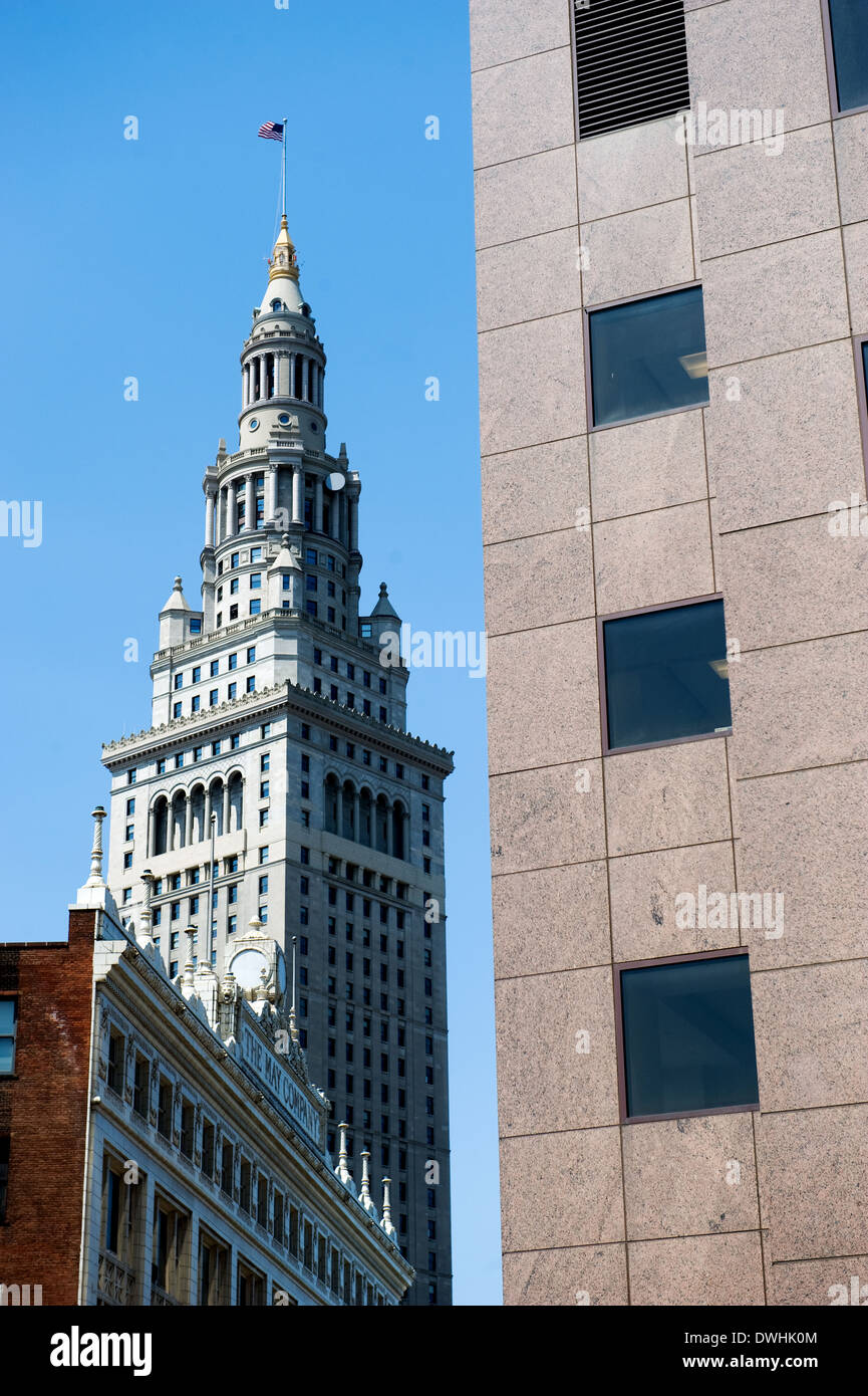 Terminal Tower, Cleveland, OHIO Stock Photo Alamy