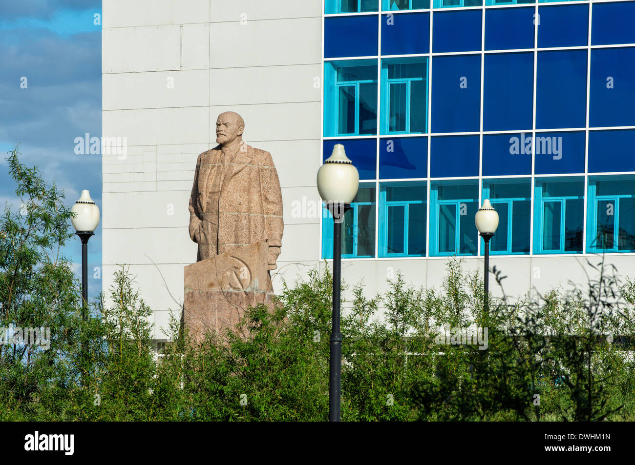 Anadyr - Lenin statue Stock Photo