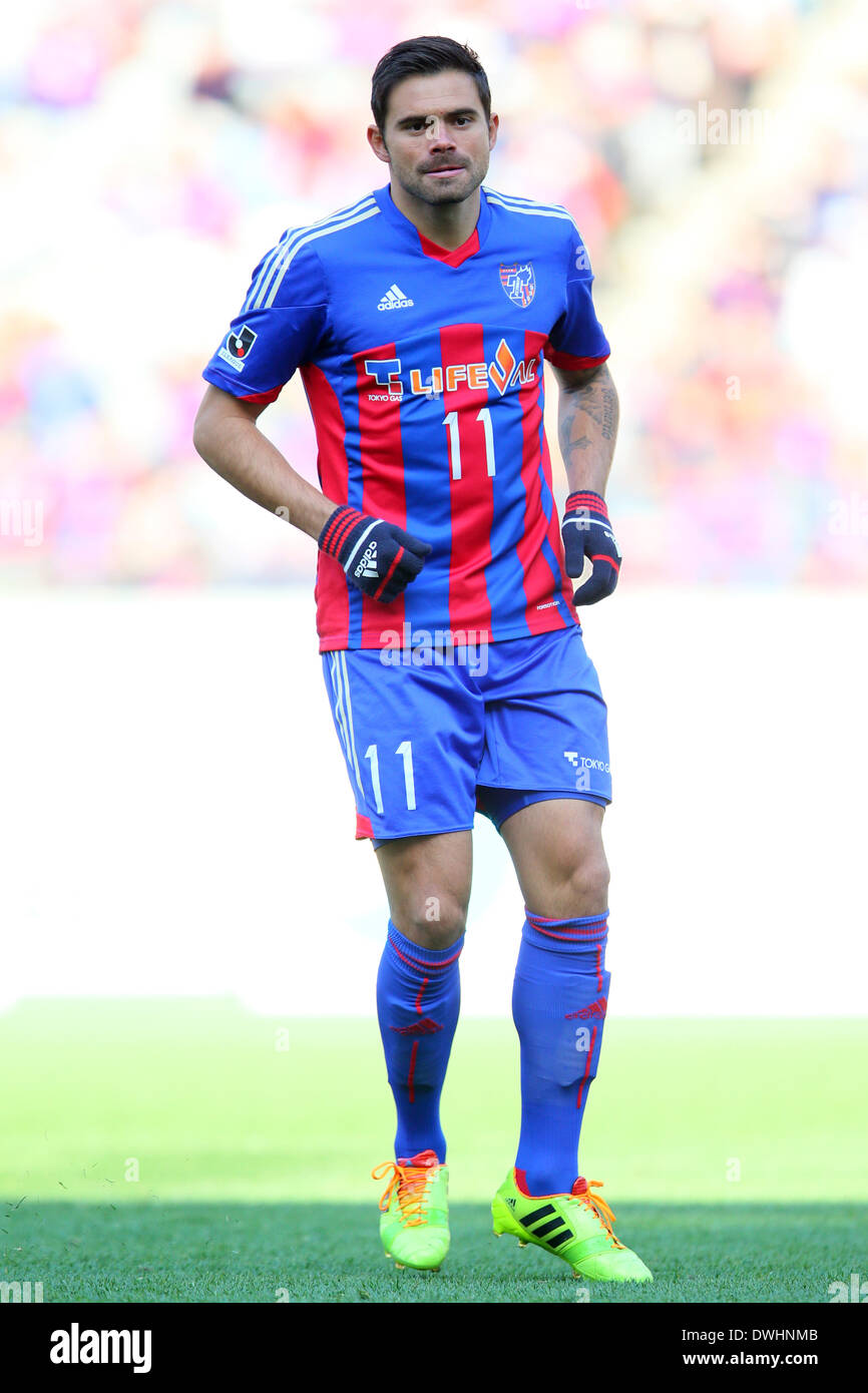 Edu Fc Tokyo March 8 14 Football Soccer 14 J League Division 1 Match Between Fc Tokyo 1 1 Ventforet Kofu At Ajinomoto Stadium Tokyo Japan Photo By Yusuke Nakanishi Aflo Sport 1090 Stock Photo Alamy
