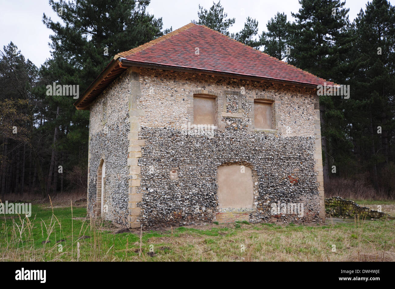 Mildenhall Warren Lodge Breckland Suffolk Stock Photo Alamy