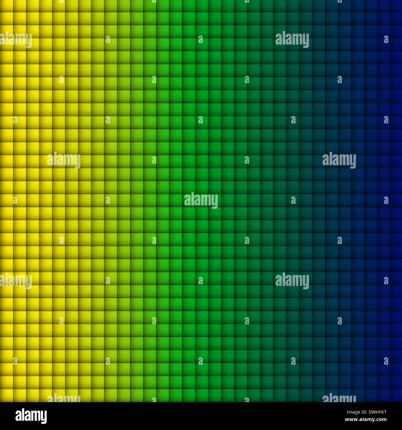Vector Brazil Flag Square Yellow Green Blue Background Stock Photo