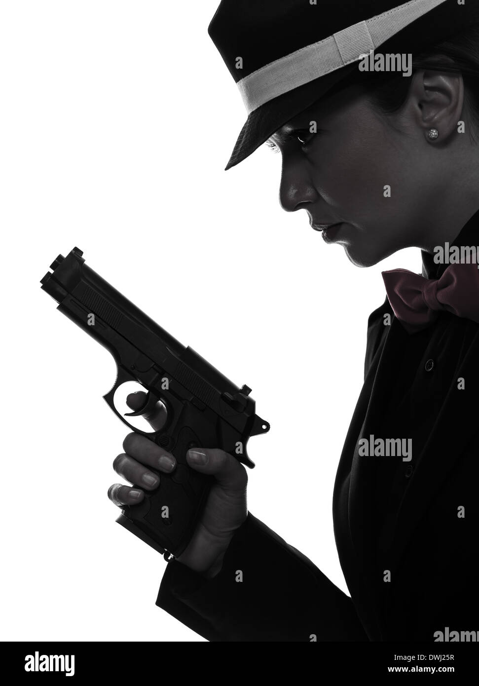 Gangster gun Banque de photographies et d'images à haute résolution - Alamy