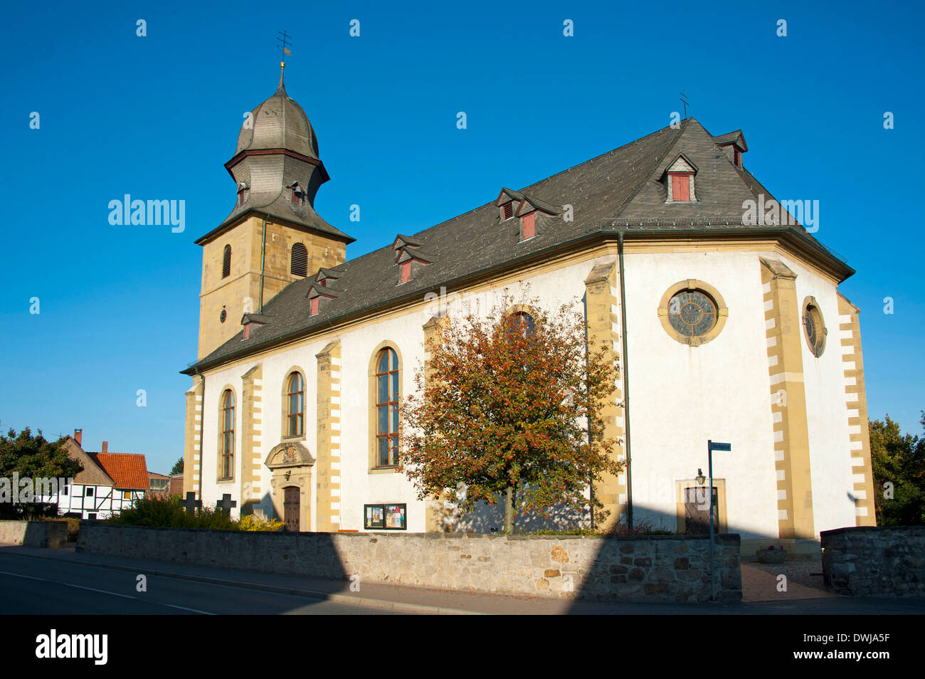 St Cosmas and Damian, Bad Salzdetfurth Stock Photo