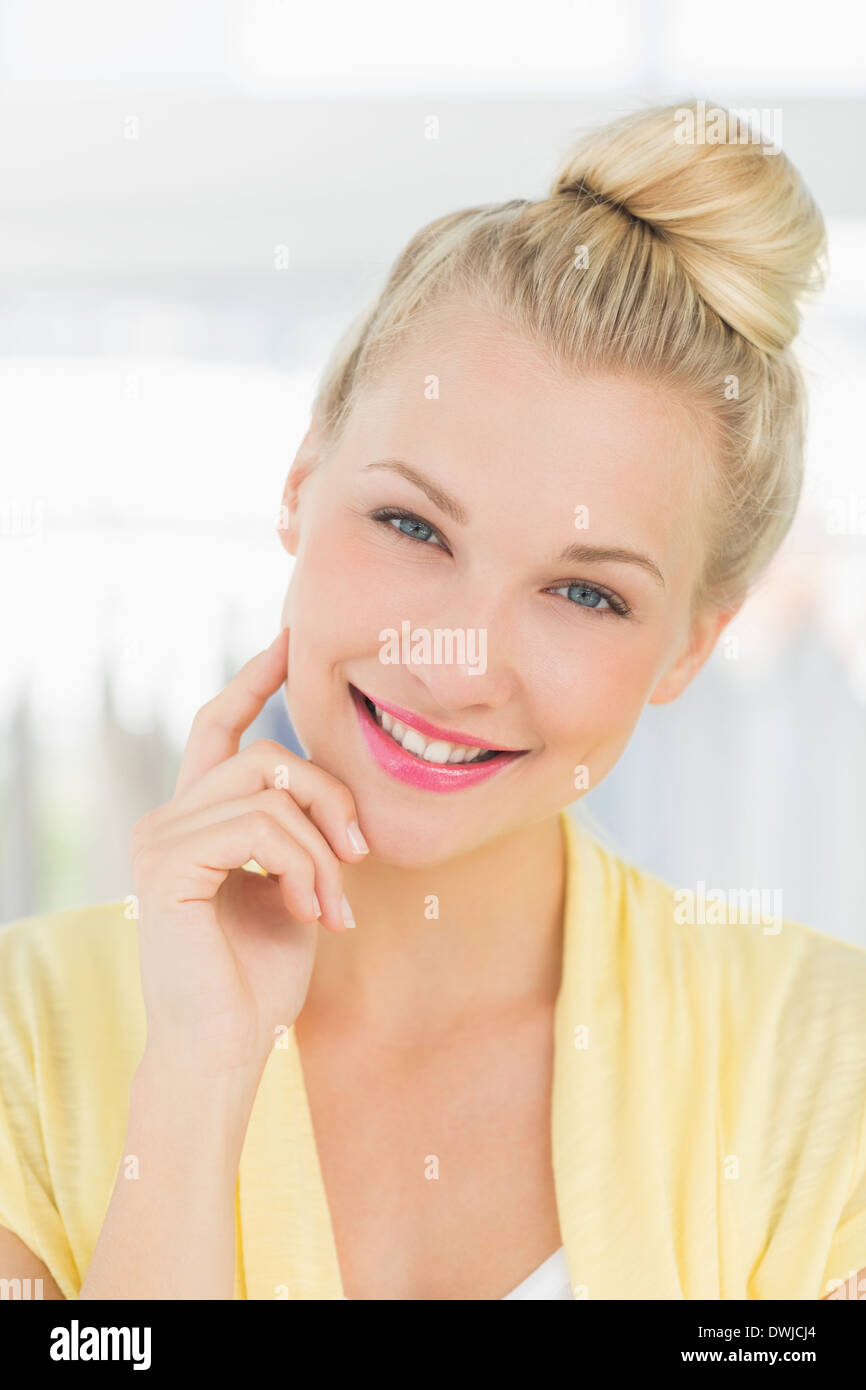 Closeup portrait beautiful young woman hi-res stock photography and ...