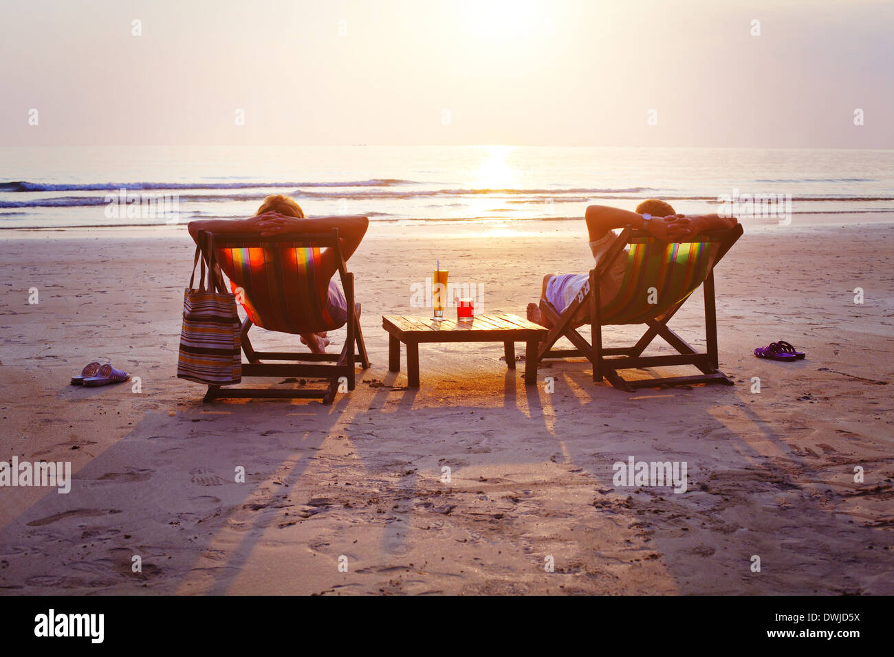 relax on the beach Stock Photo Alamy