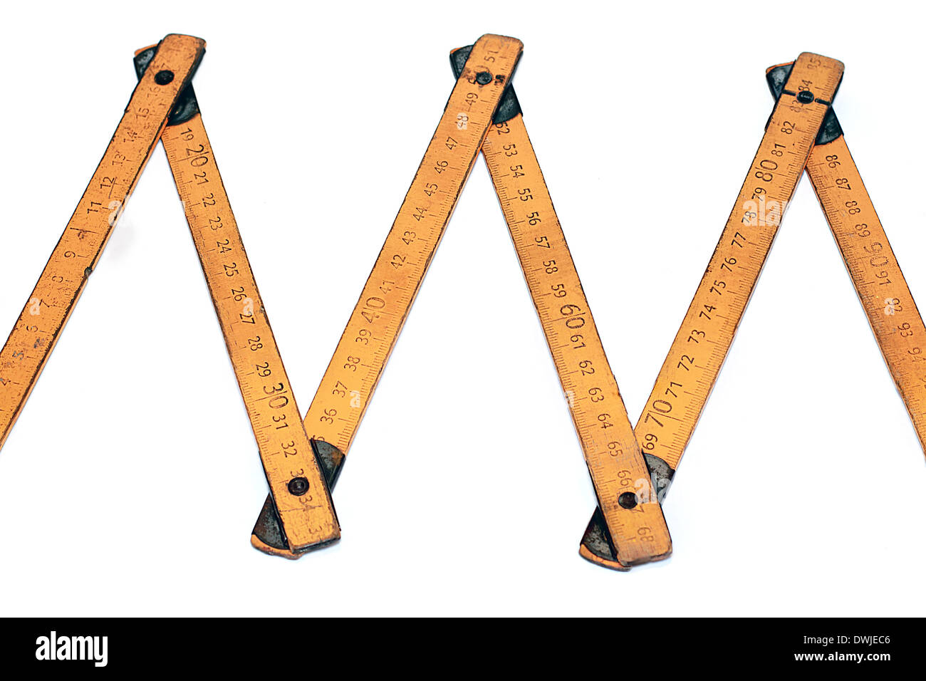 Old Length Measuring Instrument closeup Stock Photo