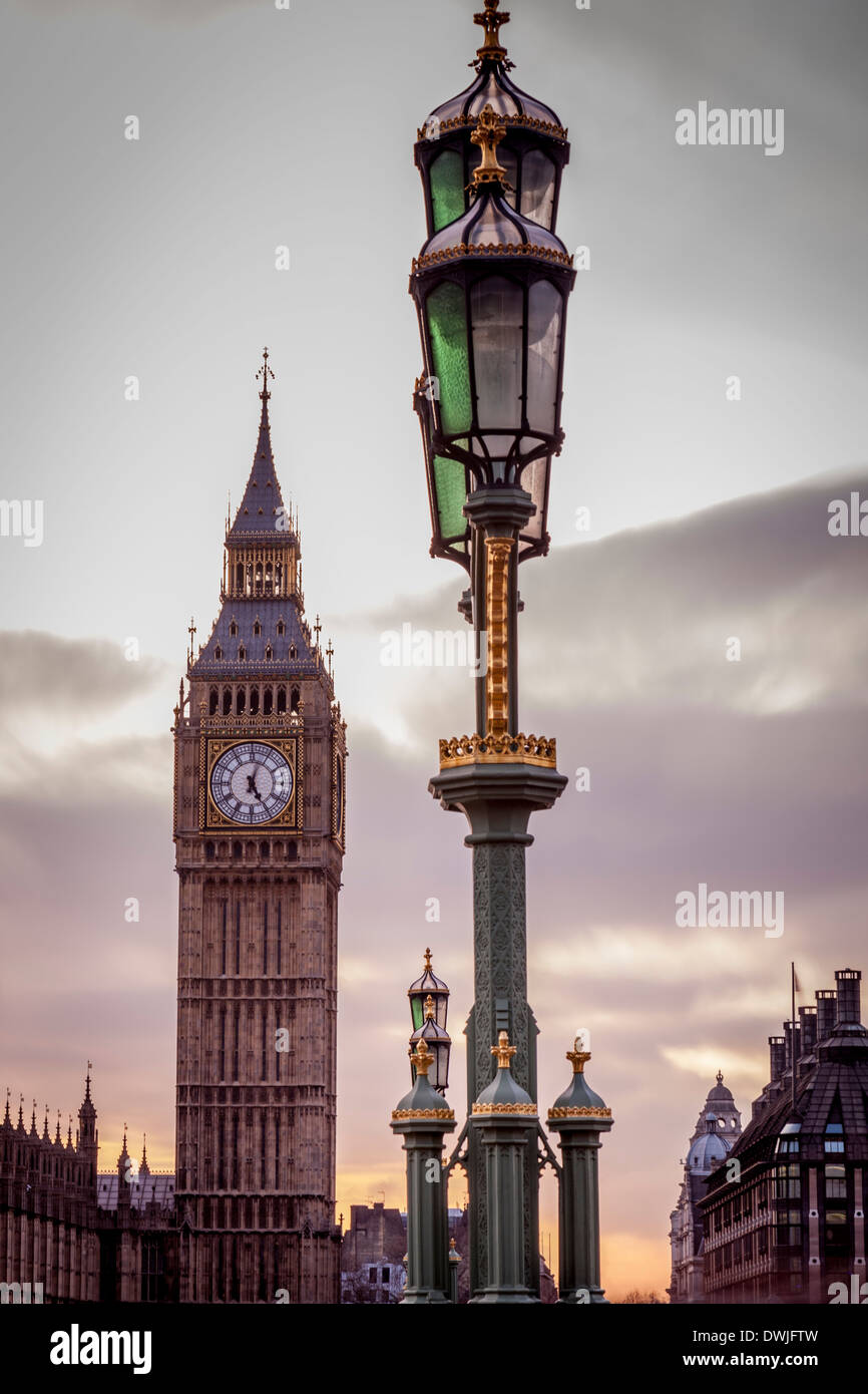 The Elizabeth Tower (Big Ben) London, England Stock Photo