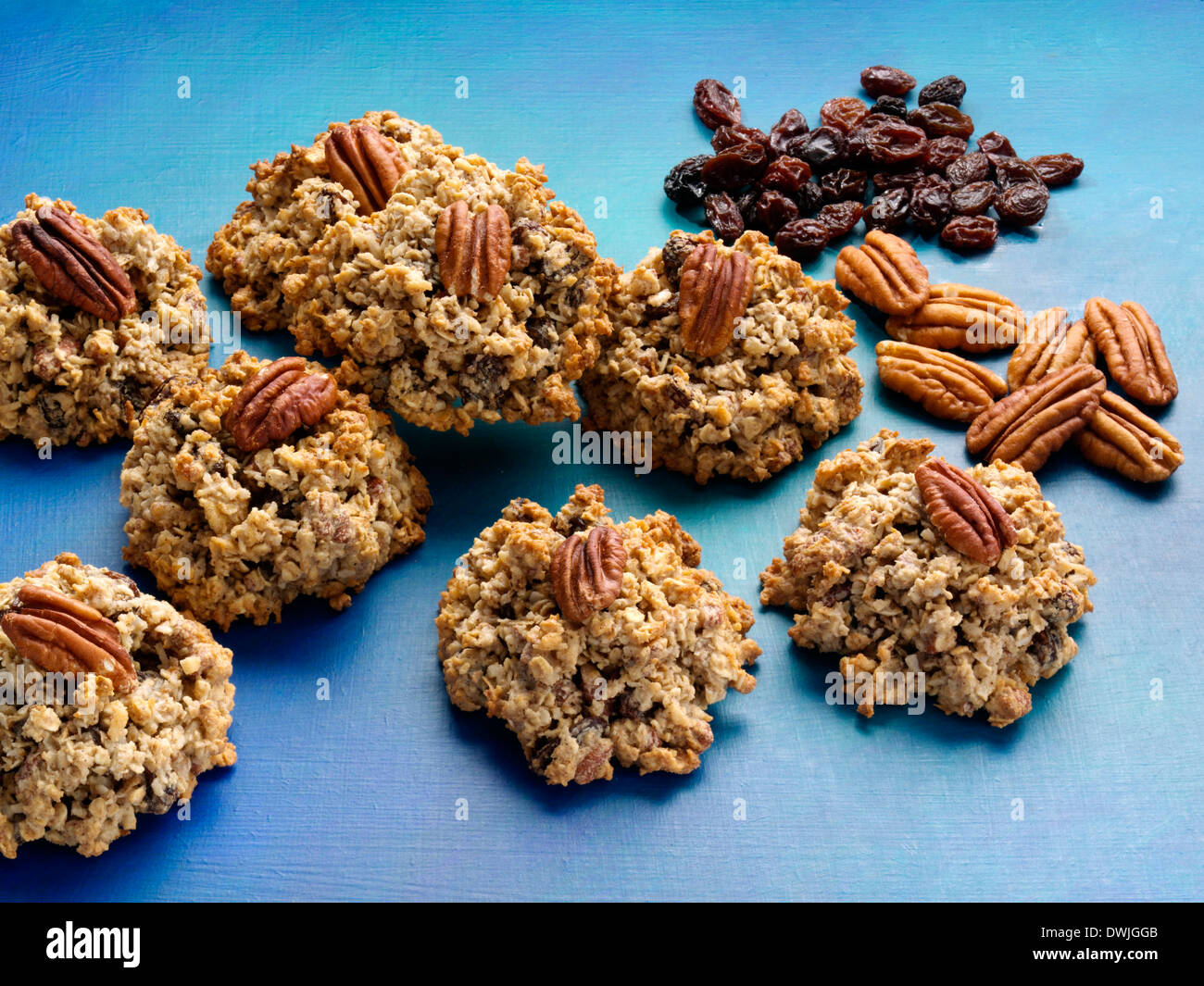 Oat cluster cookies Stock Photo Alamy