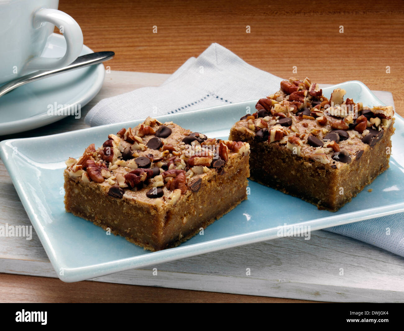 Oat chocolate chip cake Stock Photo Alamy