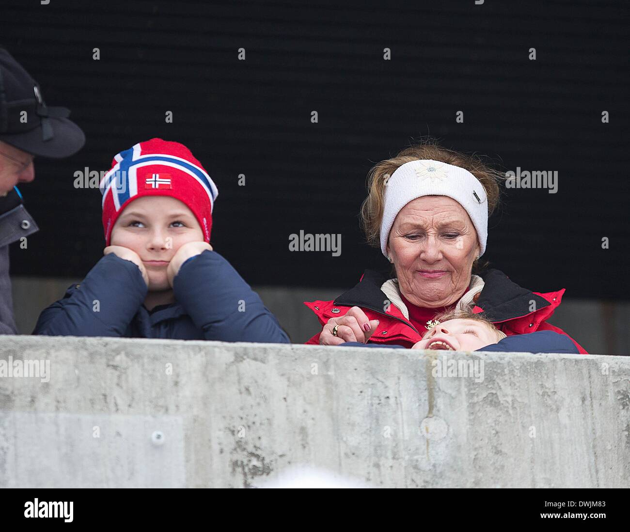 Holmenkollen, Oslo, Norway. 09th Mar, 2014. Princess Ingrid Alexandra ...