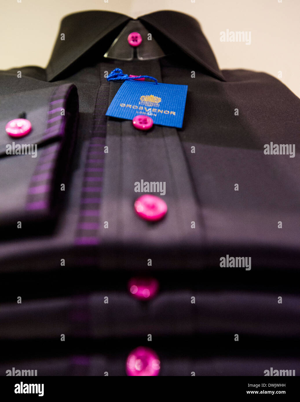 Newly opened Grosvenor Shirts Jermyn street store. Bespoke tailored