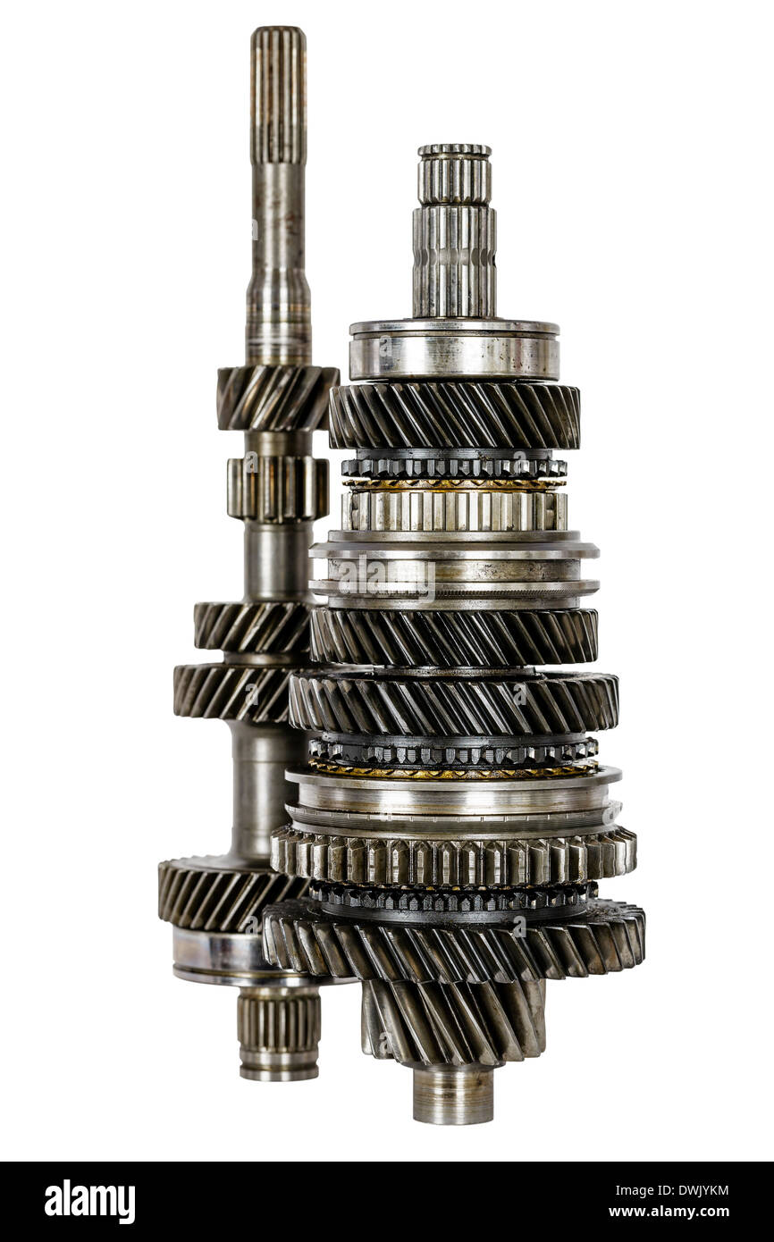 Used mainshaft and countershaft Stock Photo Alamy