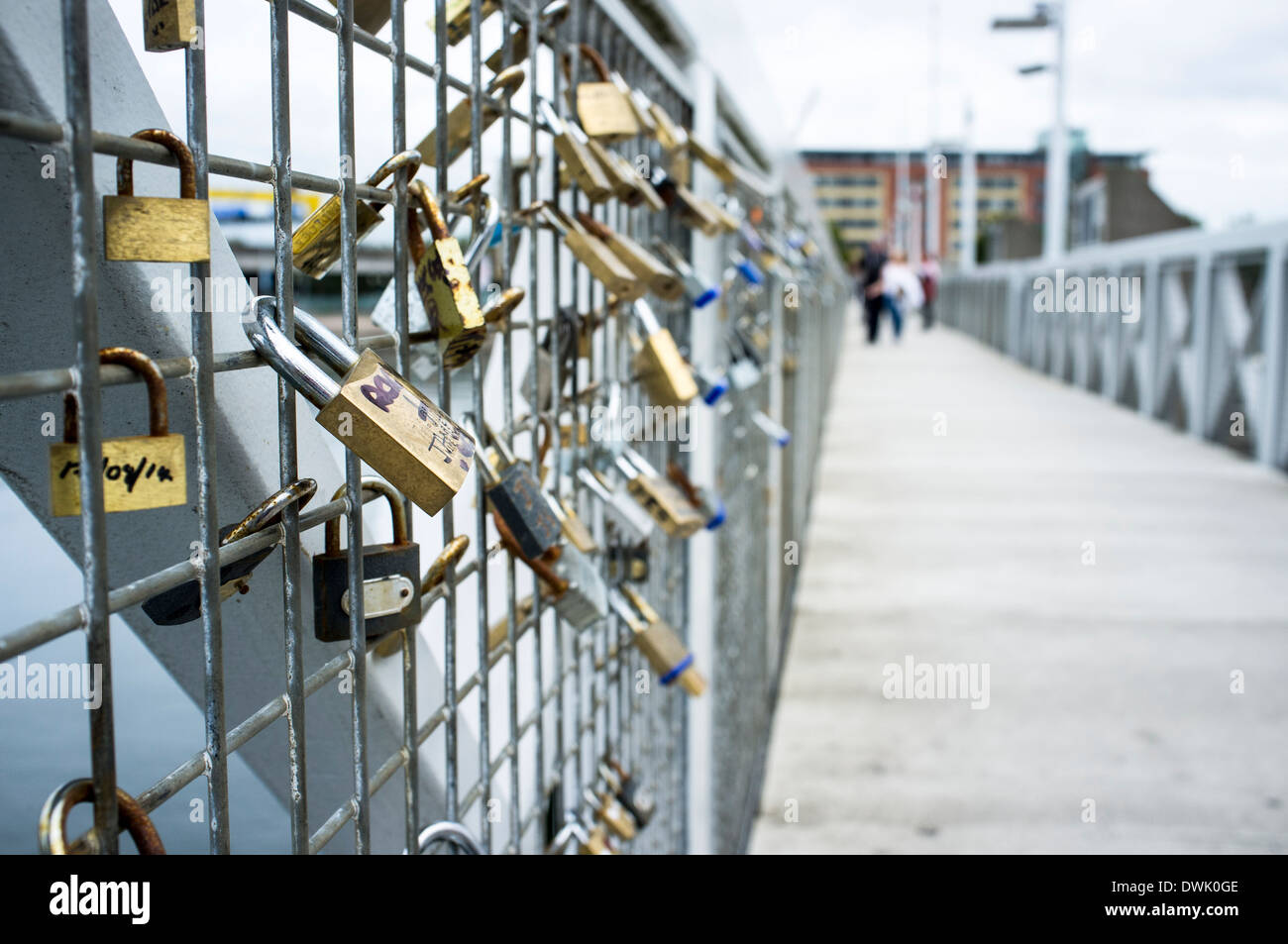 Lagan footbridge hires stock photography and images Alamy