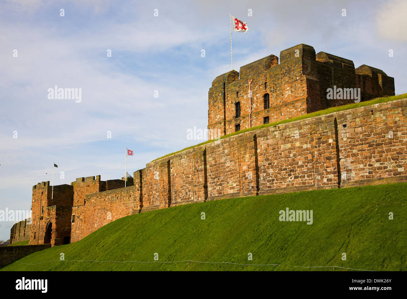 Carlisle Castle, Carlisle Cumbria England United Kingdom Great Britain Stock Photo