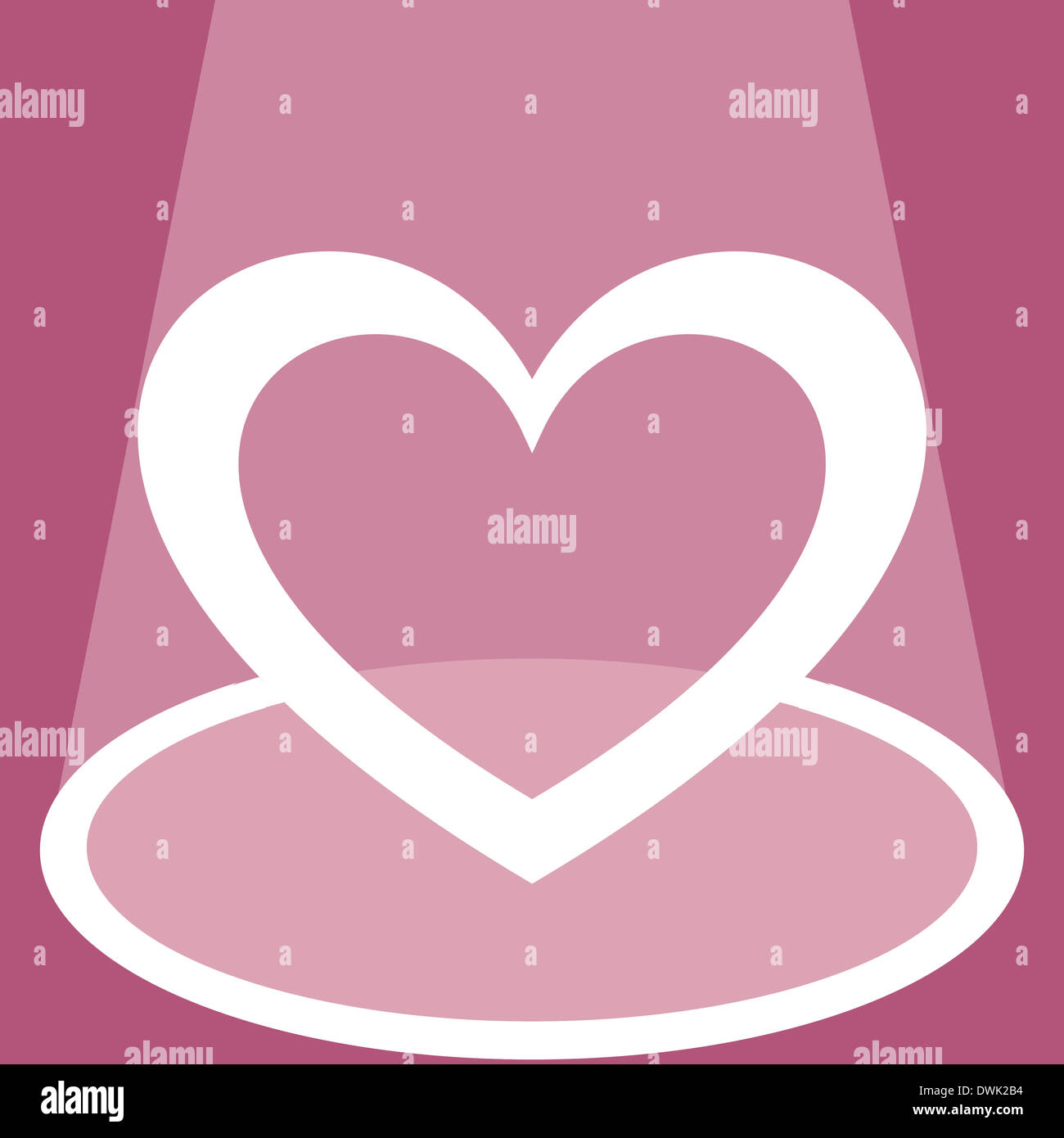 spotlight heart Stock Photo Alamy