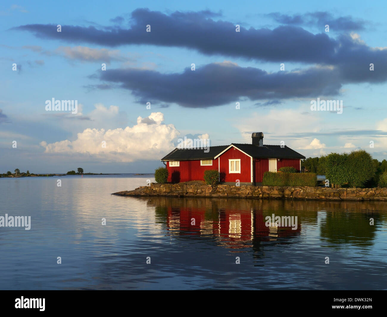 sunnanå, lake vänern, västra götalands län, dalsland, sweden Stock Photo