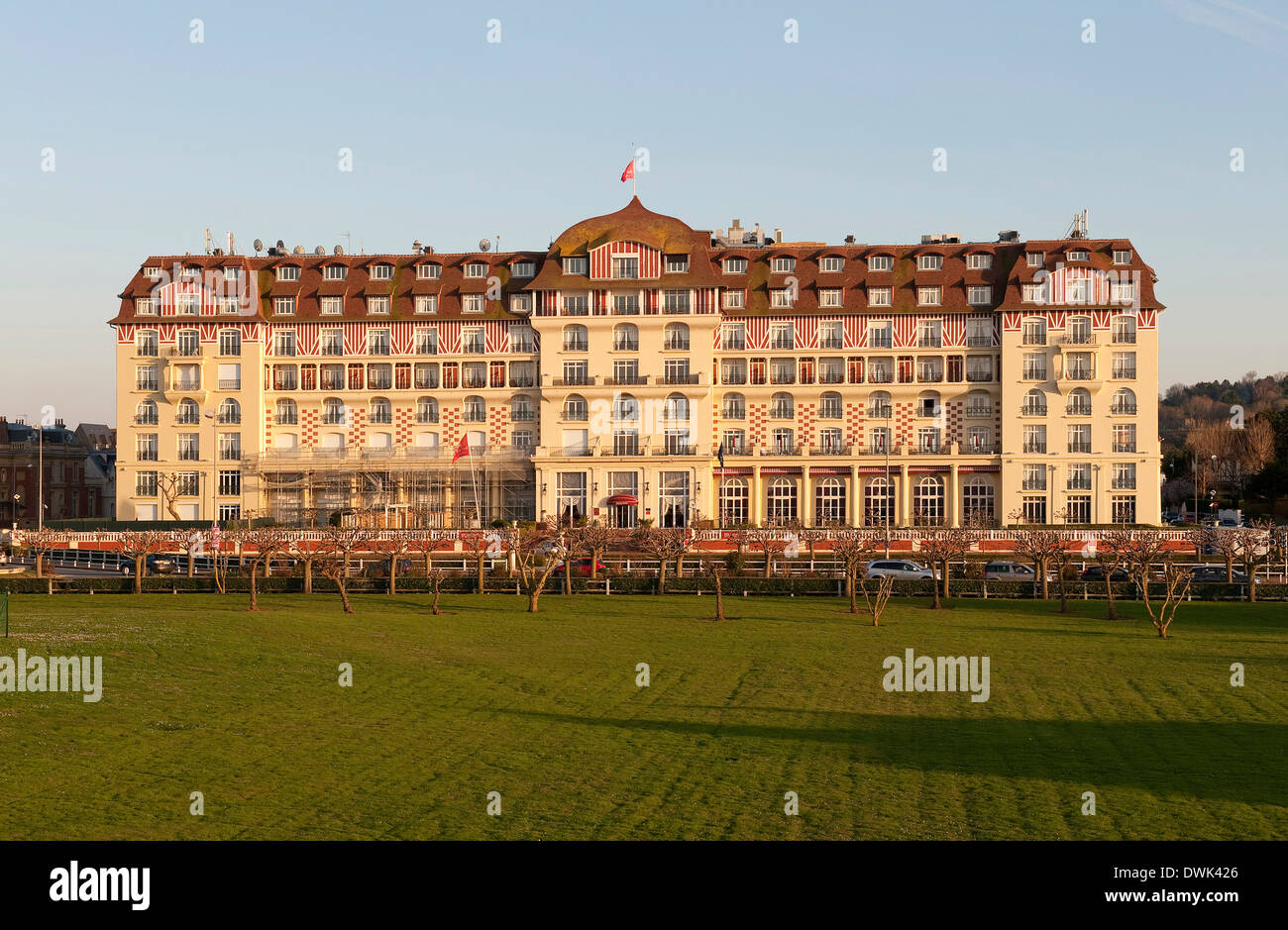 royal barriere hotel, deauville, normandy, france Stock Photo