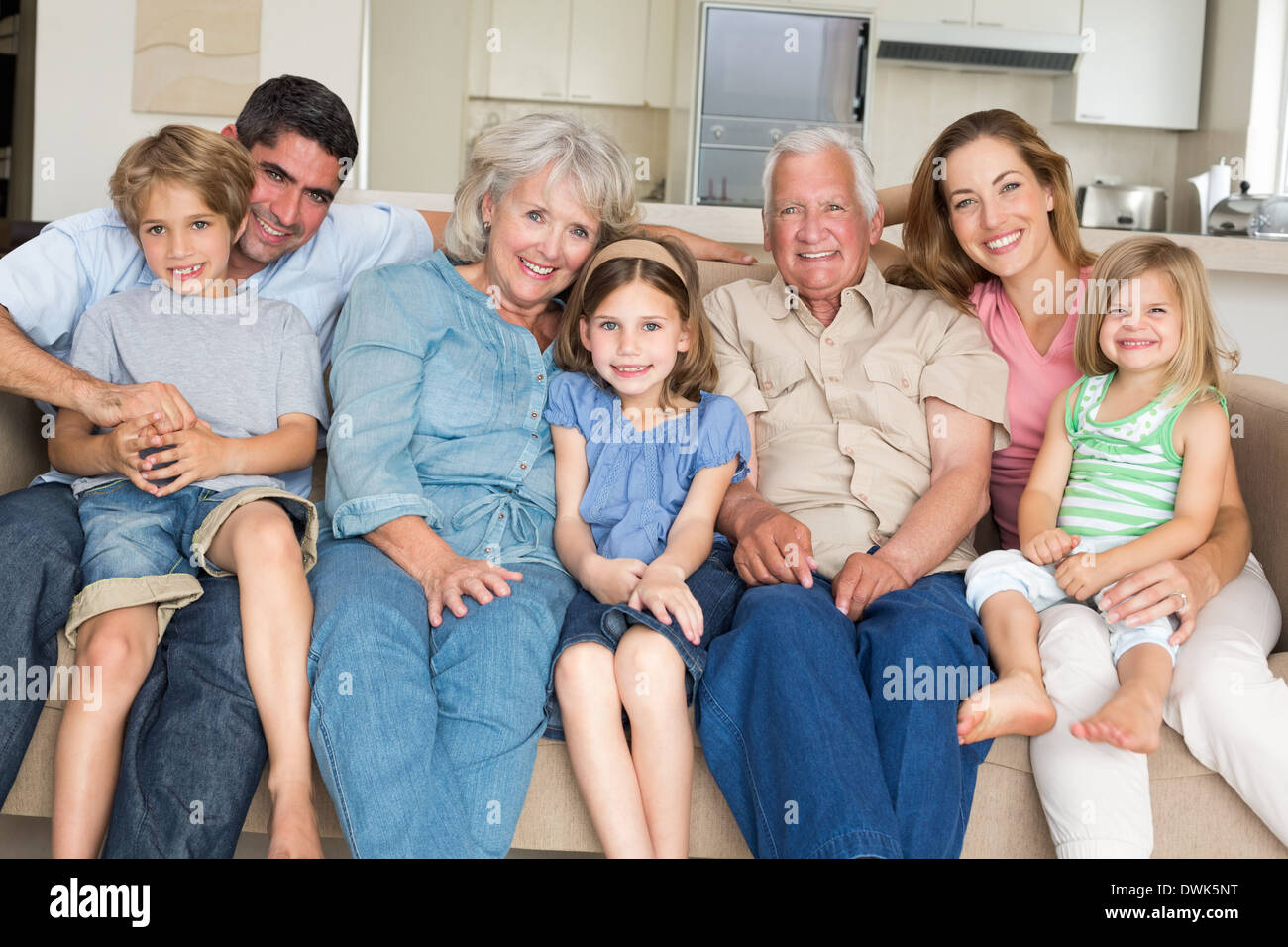 Family spending leisure time Stock Photo