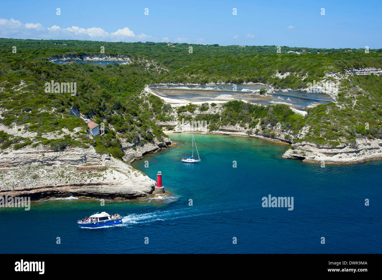 Goulet de Bonifacio Stock Photo Alamy