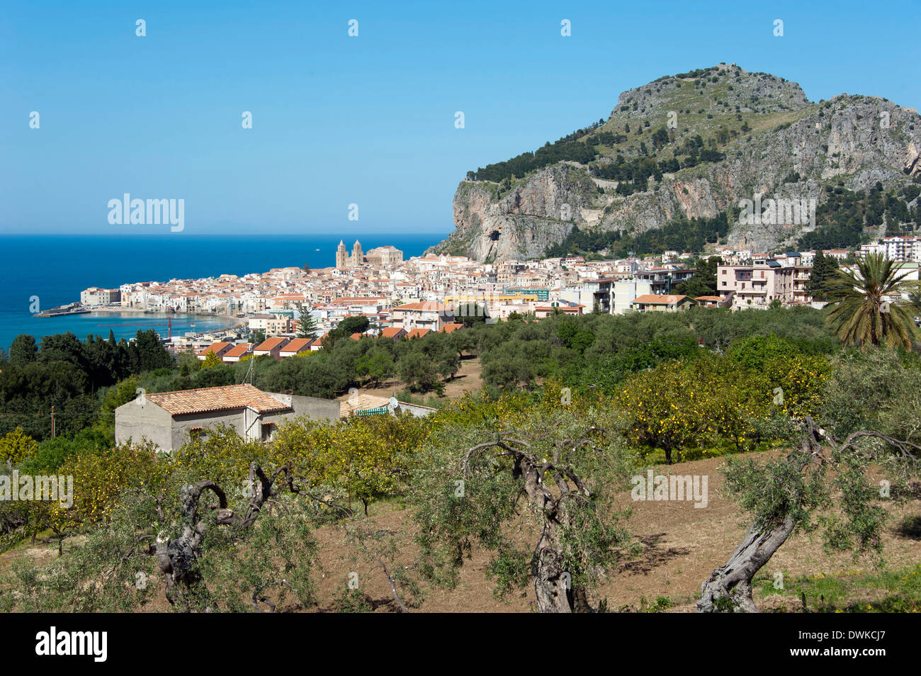 Old town, Cefalu Stock Photo