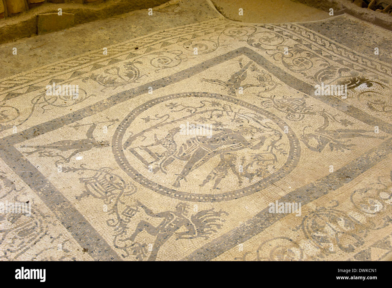 Mosaics, Tindari Stock Photo