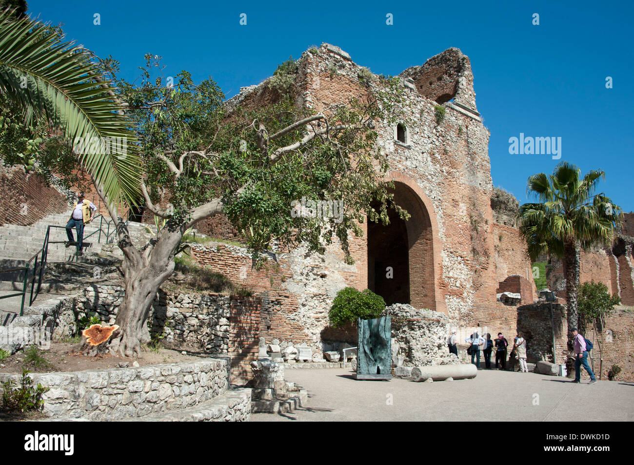 Amphitheatre, Taormina Stock Photo