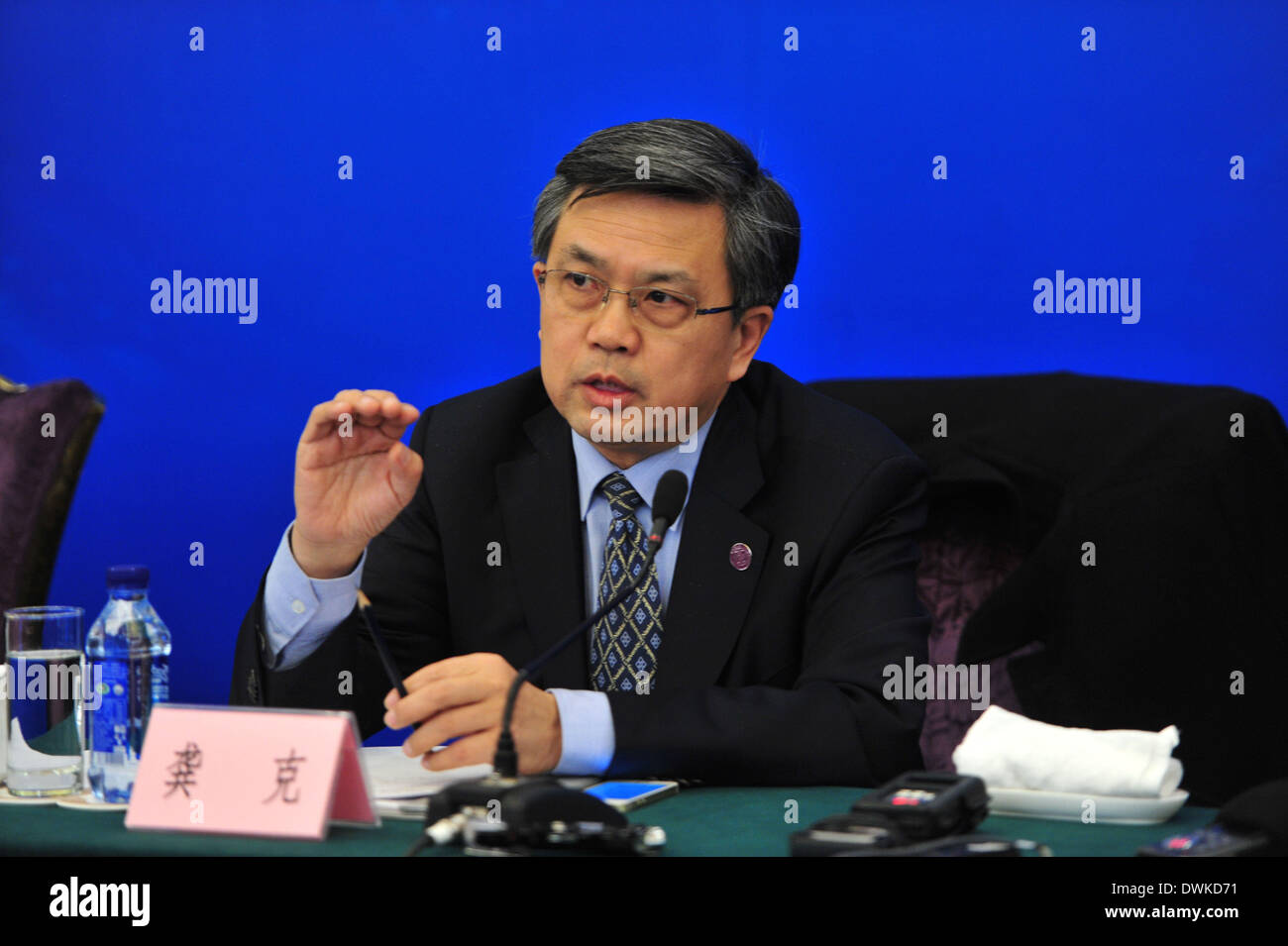 Beijing, China. 11th Mar, 2014. Gong Ke, deputy to China's National People's Congress (NPC