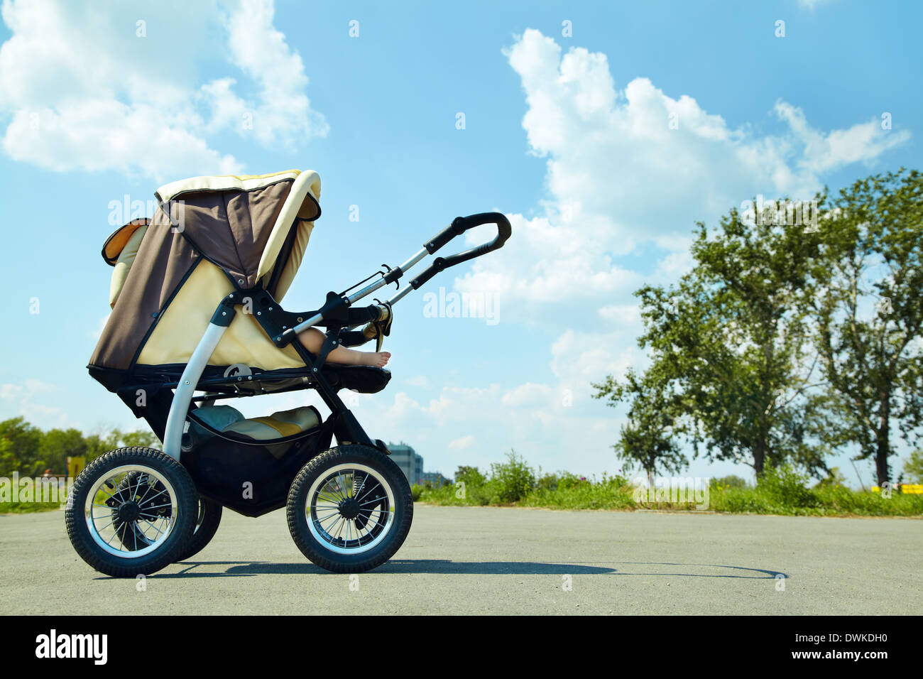 baby stroller Stock Photo