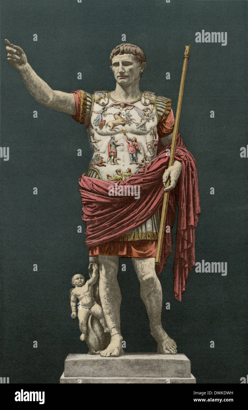 Augustus (September 23, 63 BC August 19, AD 14), first ruler of the