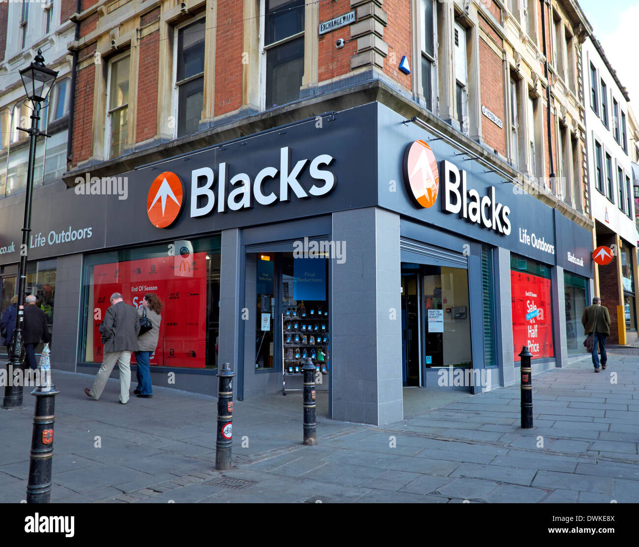 Blacks outdoor retailer Nottingham England UK Stock Photo