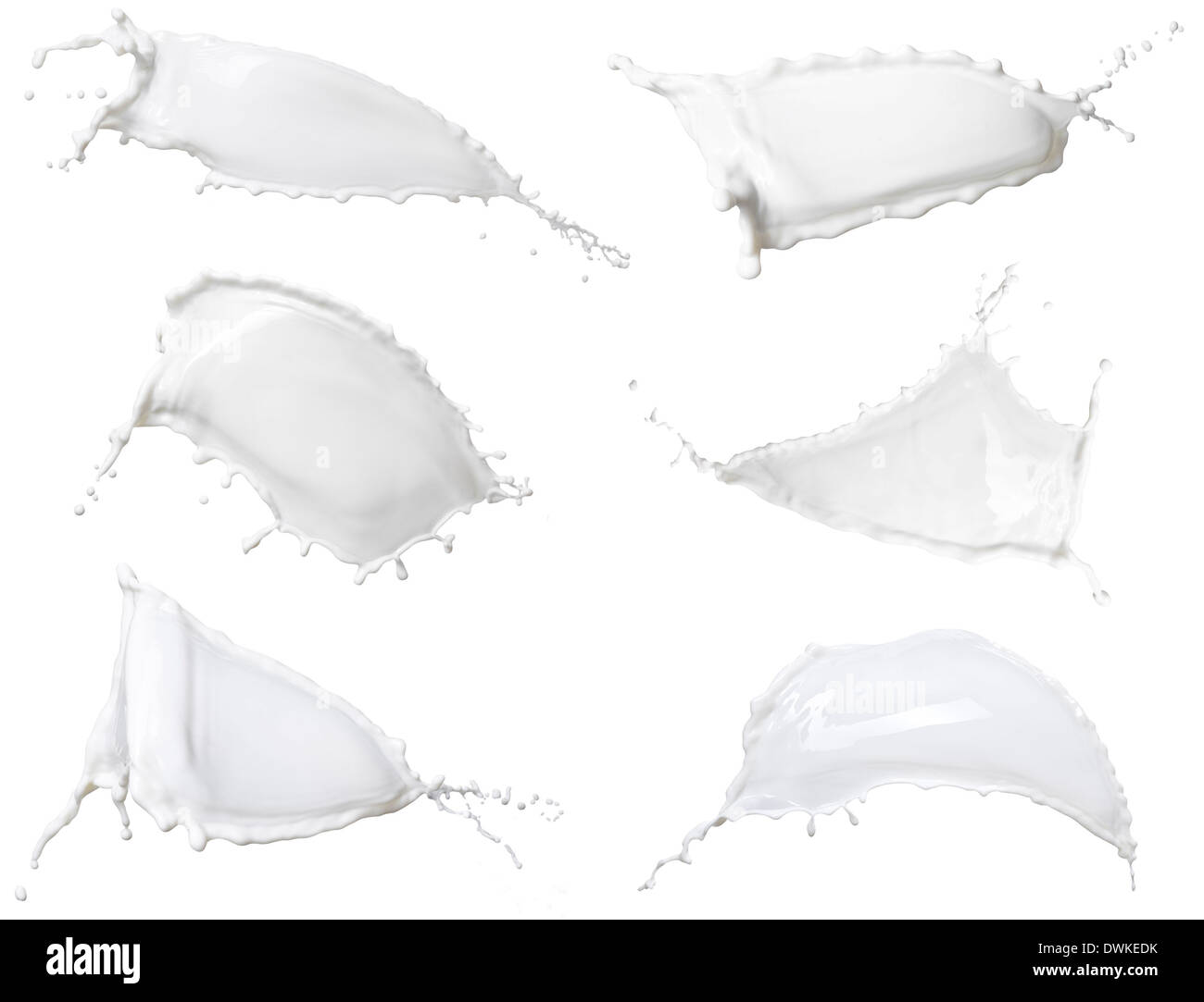 white milk isolated on white background Stock Photo - Alamy