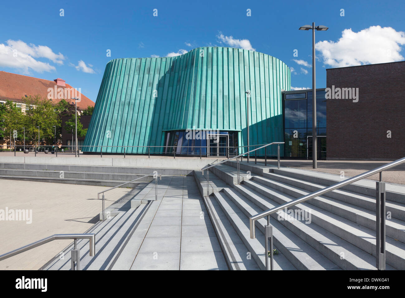 Neue Musikschule (New Music School), Fellbach, Stuttgart, Baden Stock