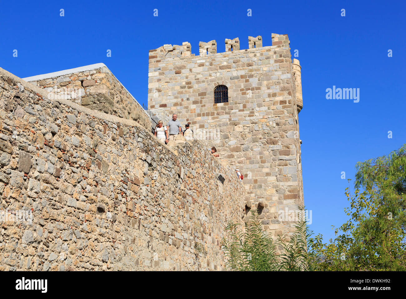 Castle of St. Peter, Bodrum, Anatolia, Turkey, Asia Minor, Eurasia Stock Photo