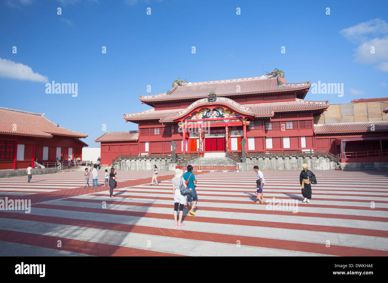 Shuri Castle, UNESCO World Heritage Site, Naha, Okinawa, Japan, Asia Stock Photo