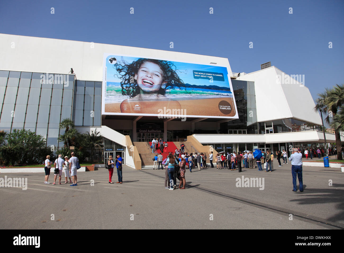 Palais des Festivals, Cannes, Cote d'Azur, Alpes Maritimes, Provence, French Riviera, France, Europe Stock Photo