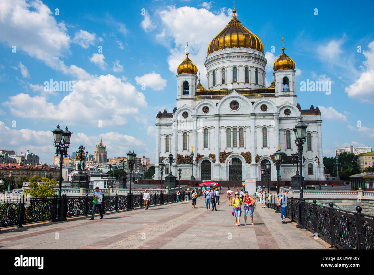 Cathedral of Christ the Saviour, Moscow, Russia, Europe Stock Photo