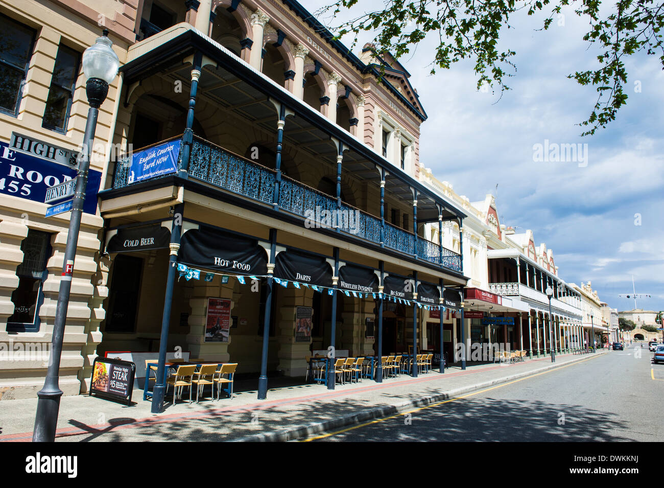 Colonial Buildings In Downtown Fremantle Western Australia Australia Pacific Stock Photo Alamy