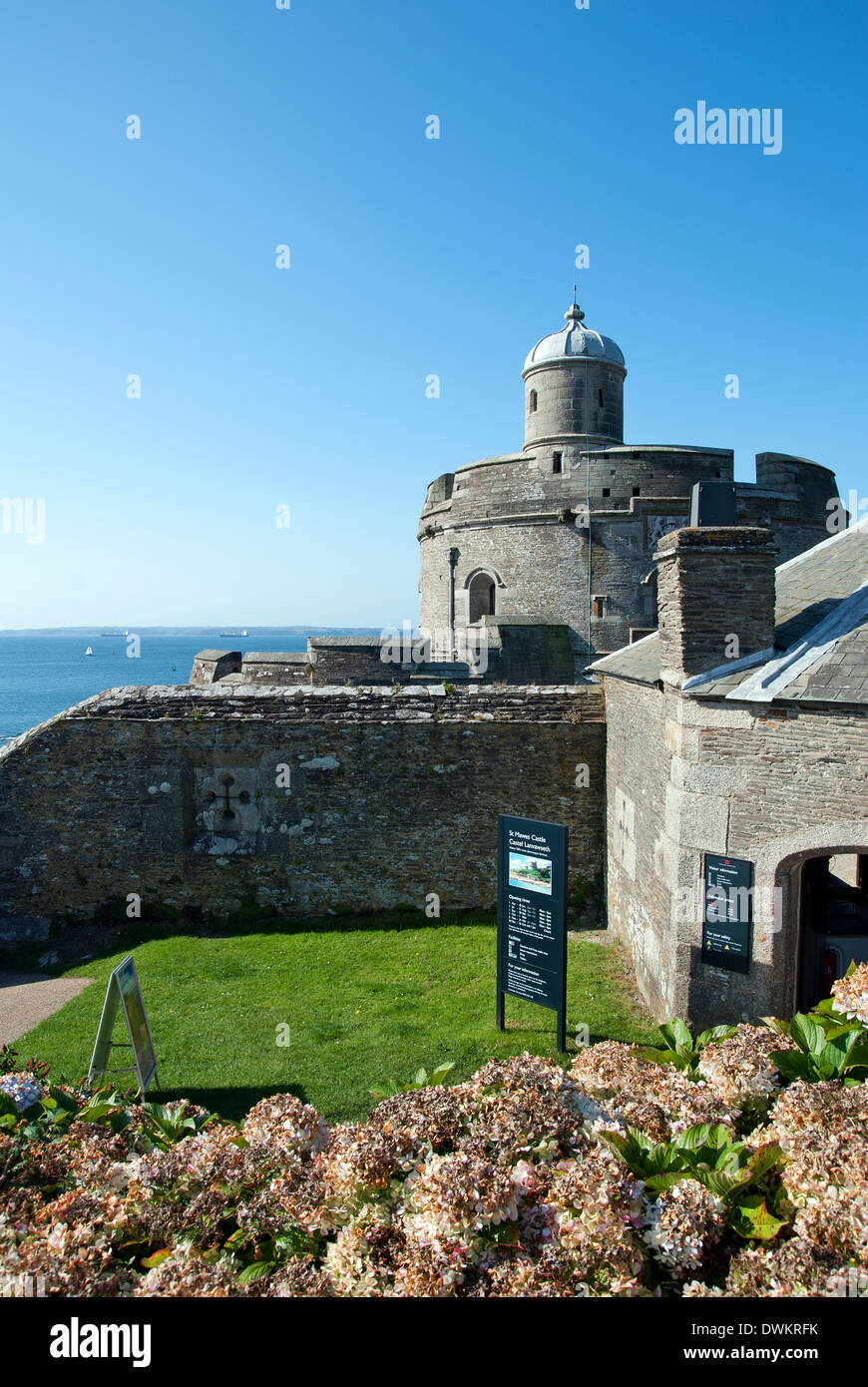 St.Mawes castle, Cornwall, UK Stock Photo