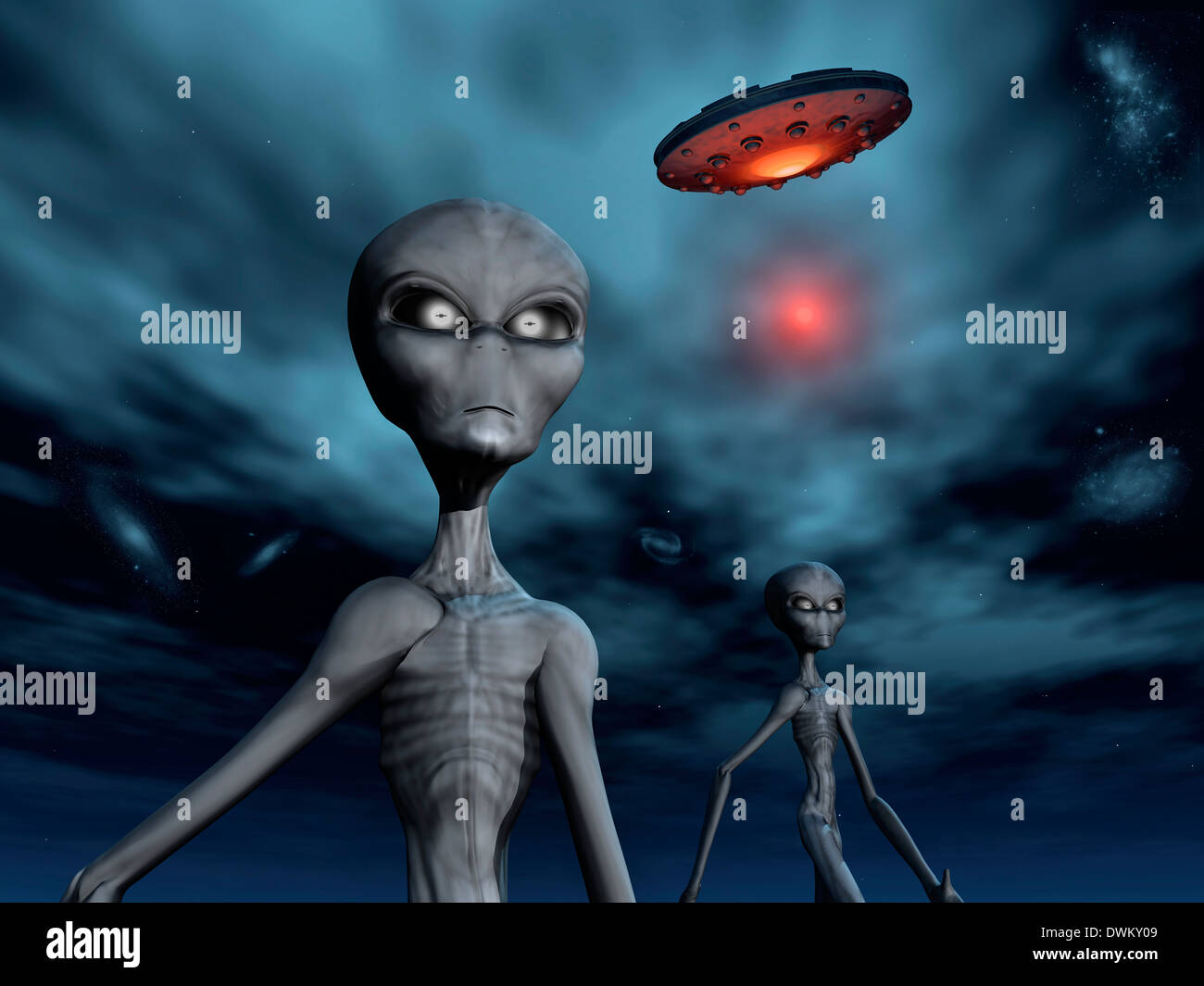 Grey aliens hi-res stock photography and images - Alamy